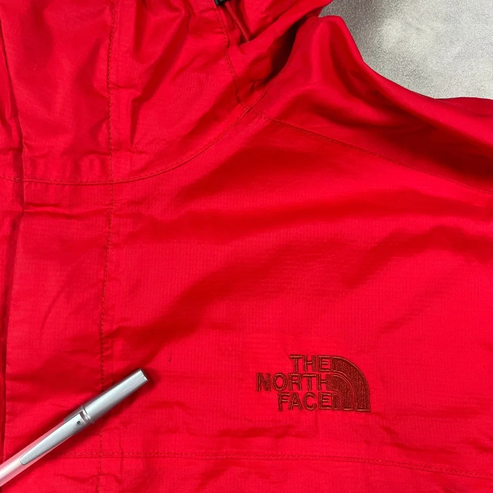 The North Face Venture 2 Jacket Mens L Red Hooded Waterproof Outdoor Windbreaker